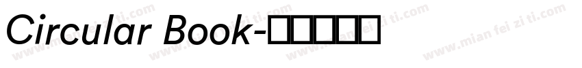 Circular Book字体转换